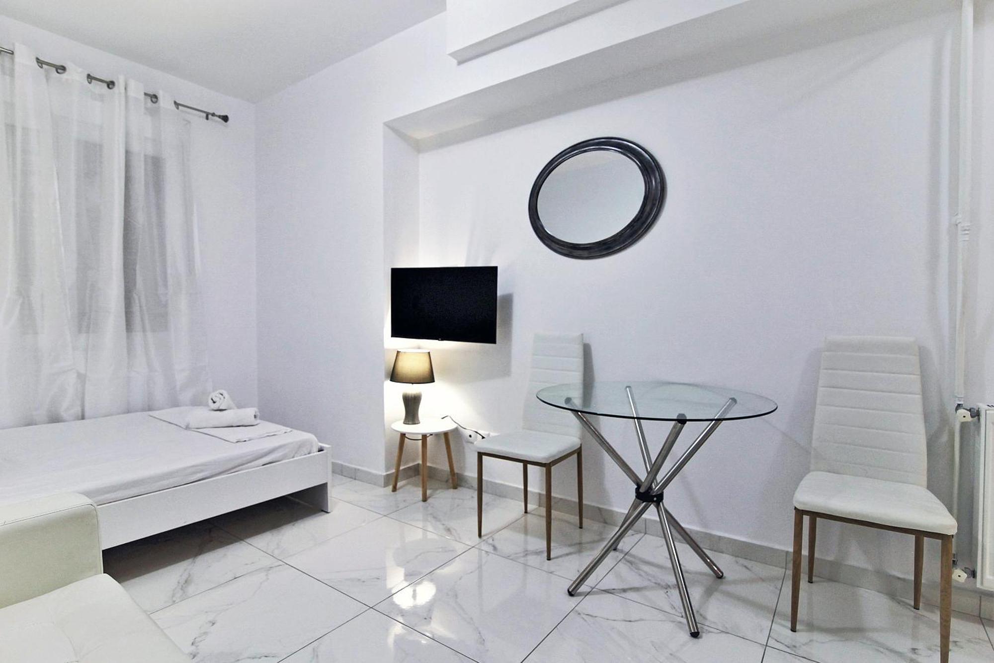 White Apartment/Kolwnaki/100Mbps/Wifi Atenas Exterior foto